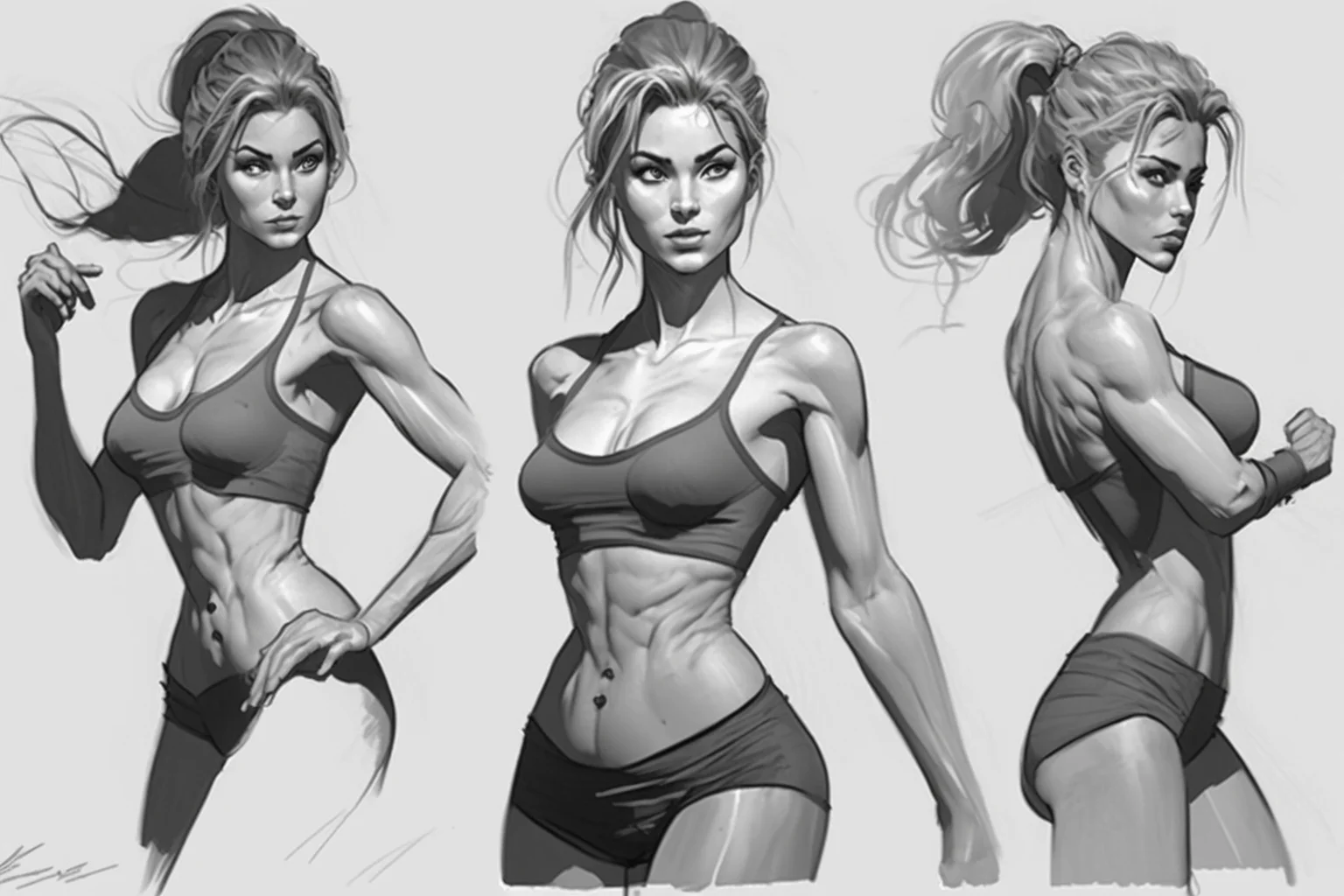 Female Art Reference Poses For Empowering Depictions In