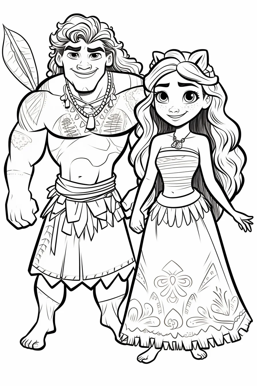 Coloring Pages Moana