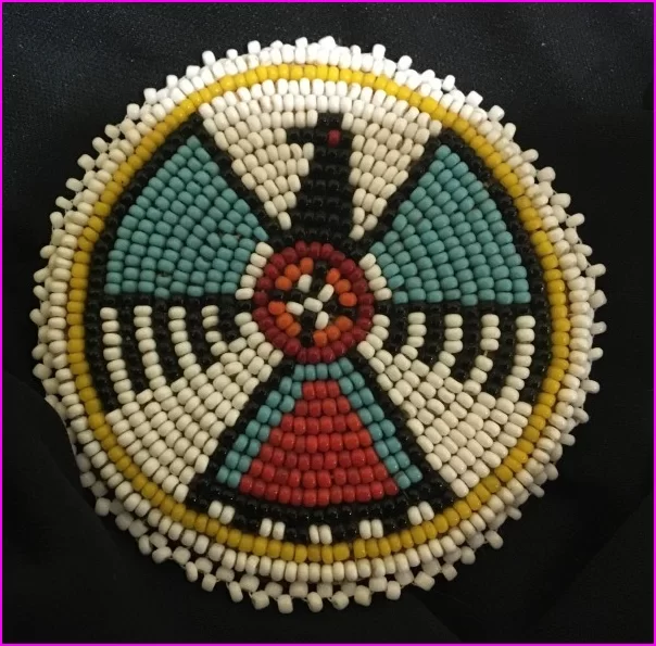 Native American Beaded Rosettes Researched and Conserved by Amanda ...