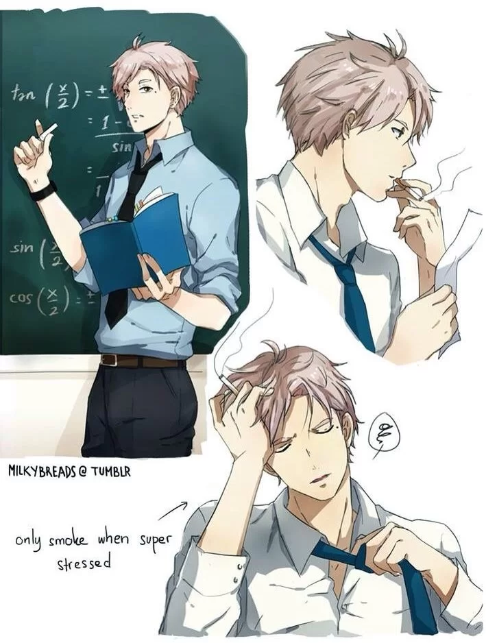 Anime character design reference