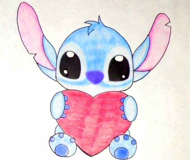 So Cute Easy Disney Drawings Stitch Drawing Cute Drawings Of Love My