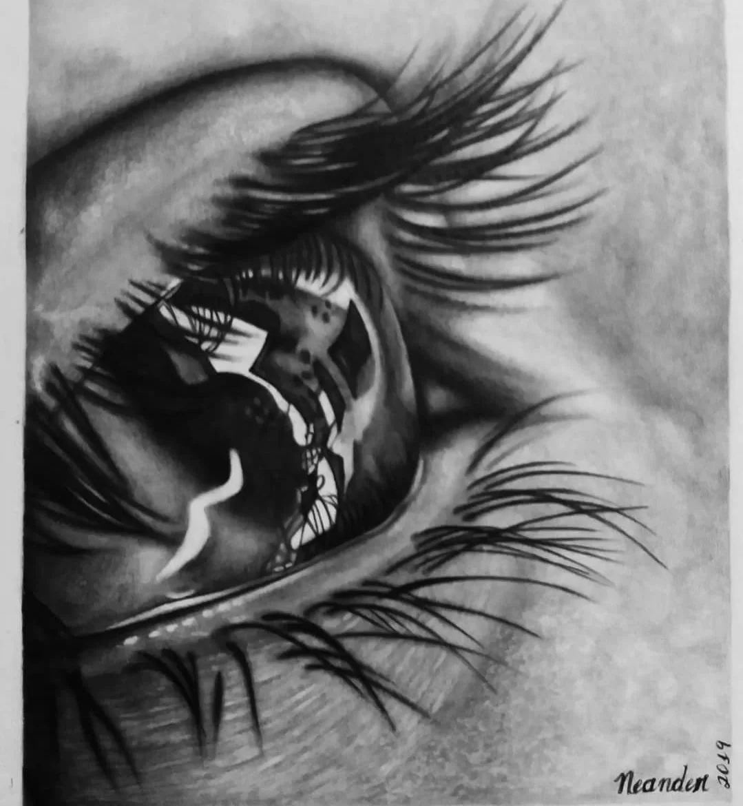 eyes with tears drawing easy