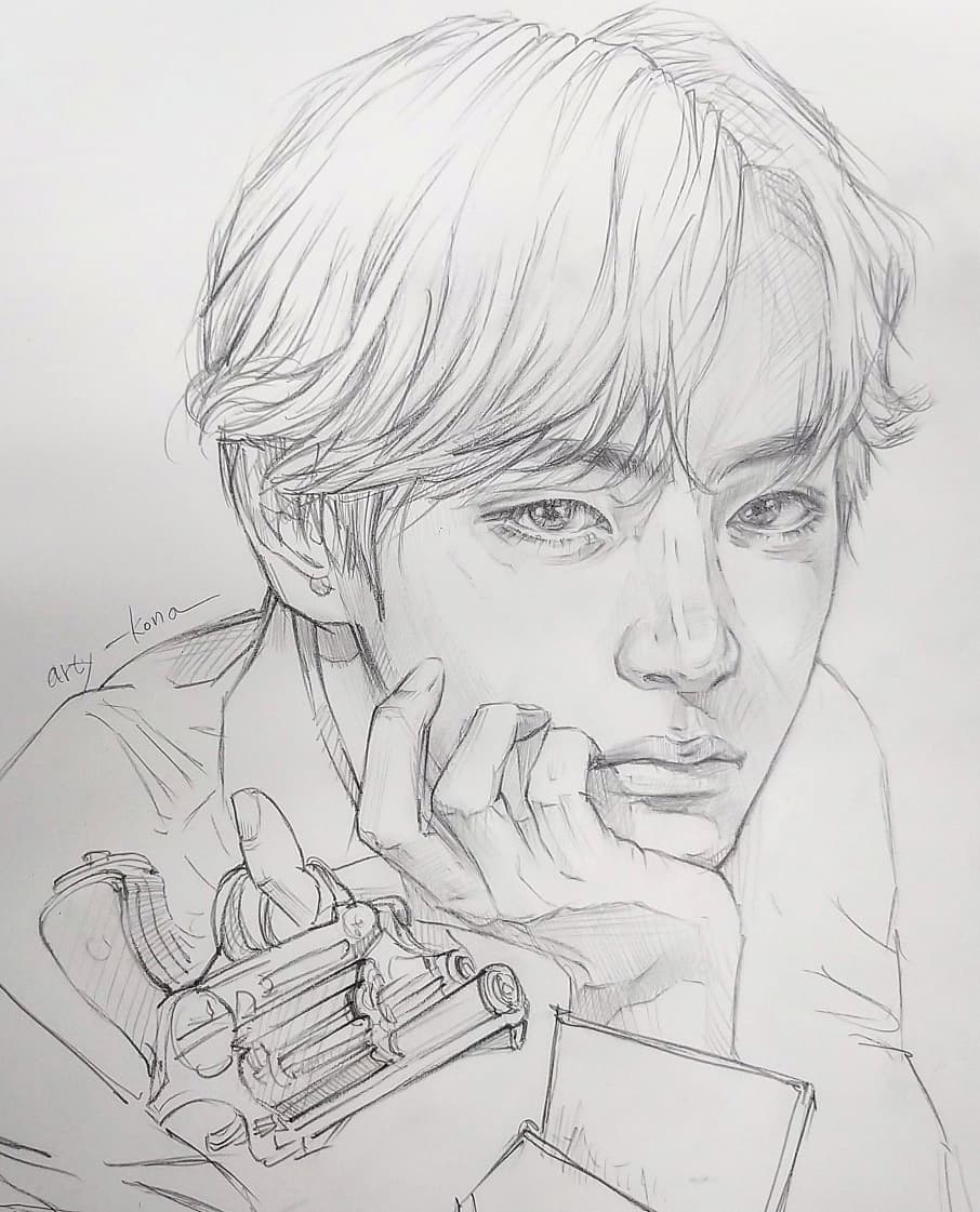 Bts Drawings Easy