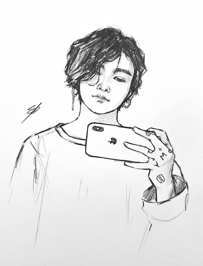 Featured image of post Pencil Jungkook Drawing Easy / Follow along to learn how to draw chibi jungkook step by step, easy.