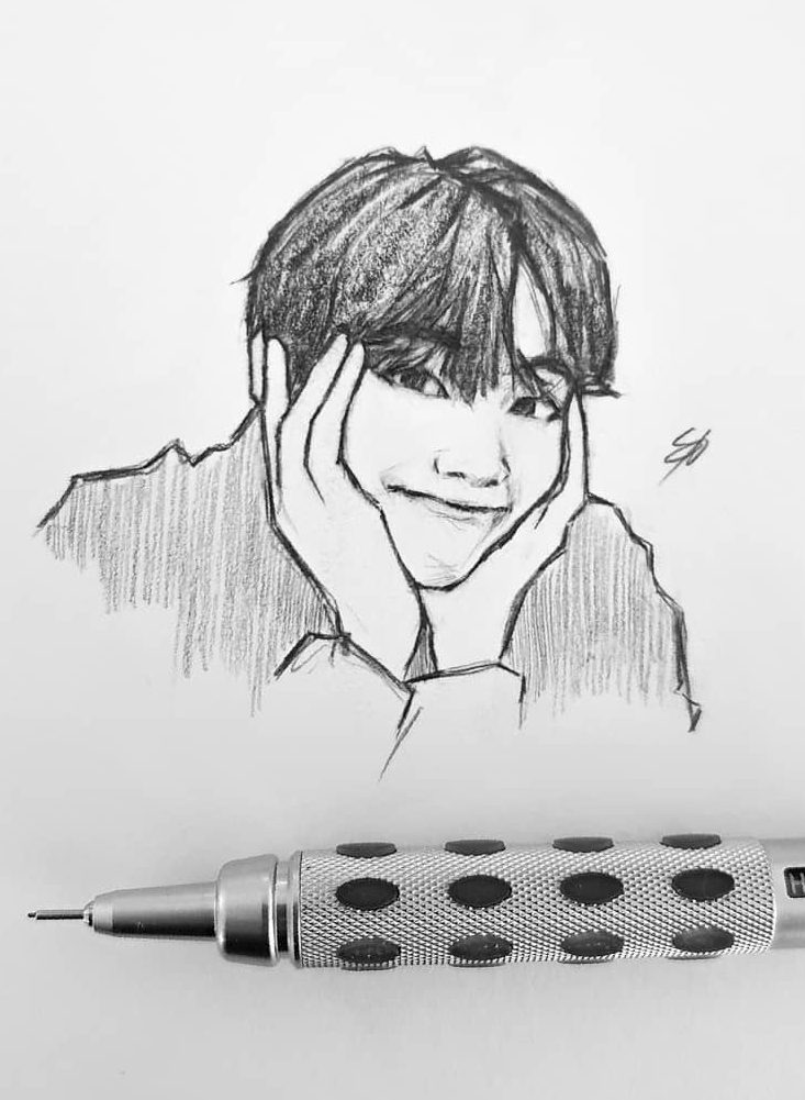 Bts Easy Drawings For Beginners - BTS 2020