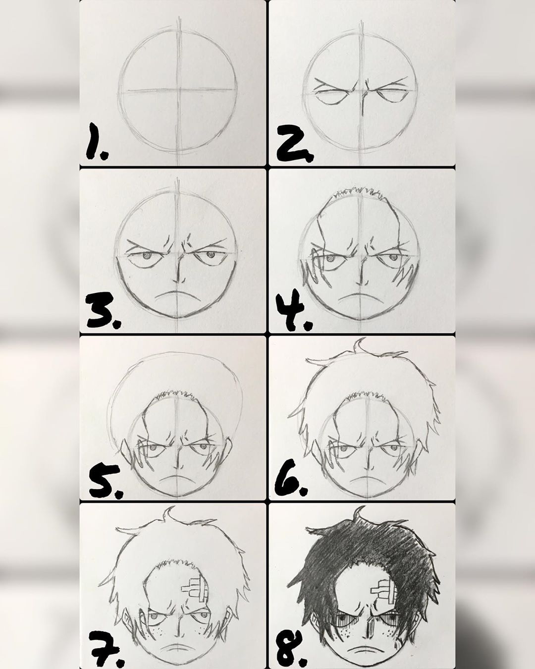 10 Anime Drawing Tutorials For Beginners Step By Step Do It Before Me