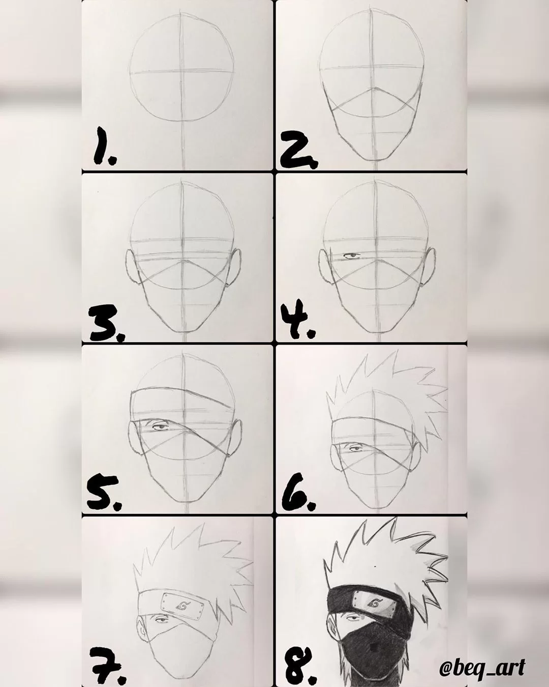 how to draw anime boy step by step