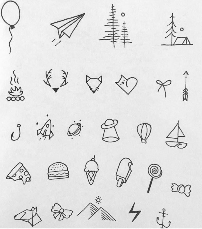 Small Things To Draw On Yourself