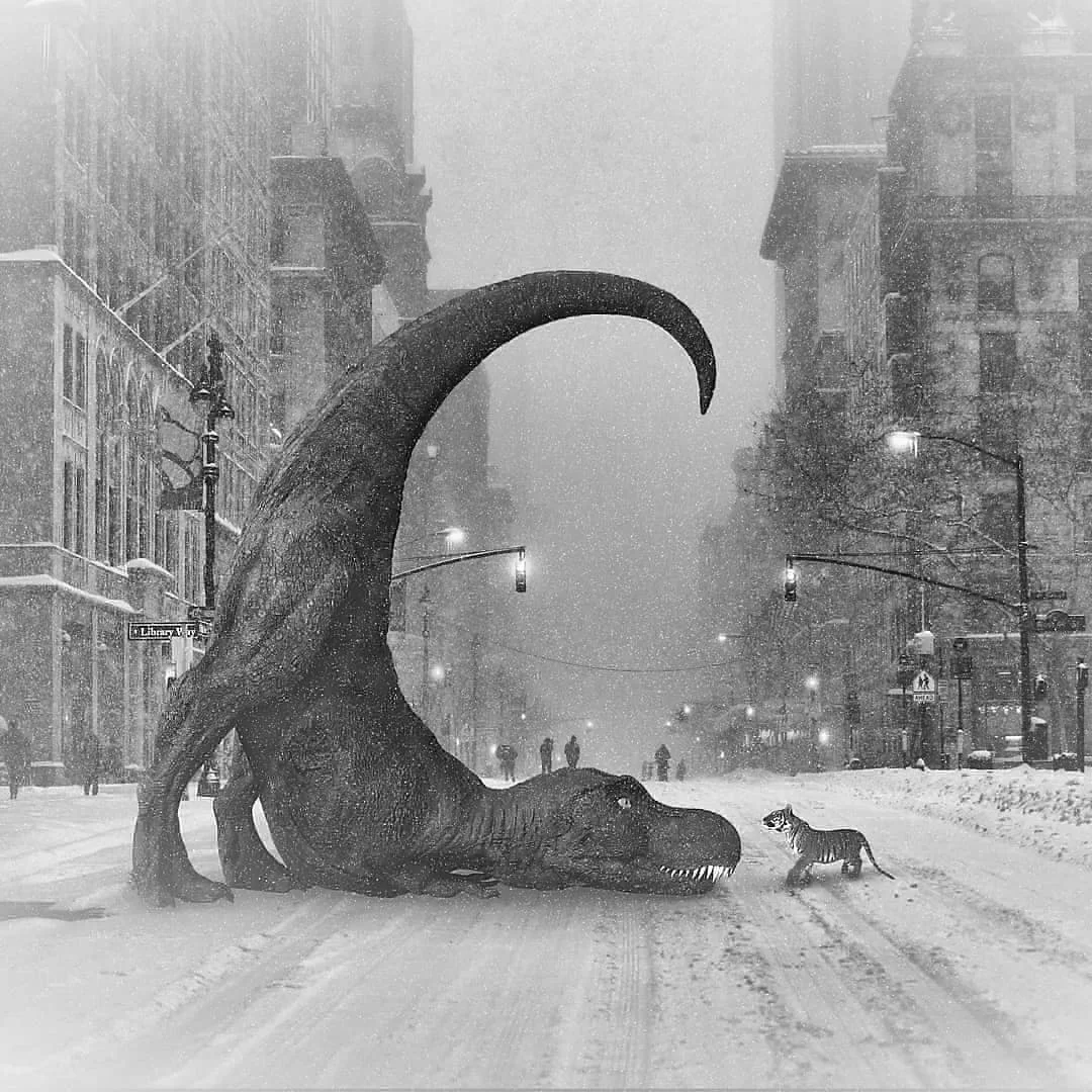 Modern pencil surrealism art