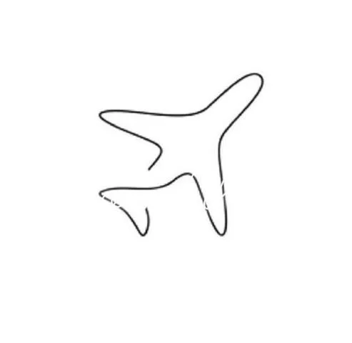 aesthetic airplane minimalist
