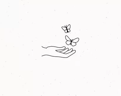 easy aesthetic butterfly drawing