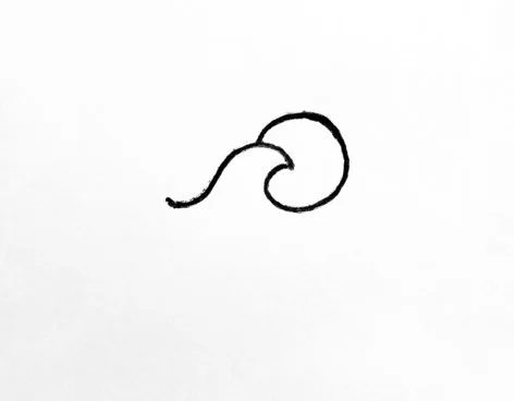 ocean simple wave drawing