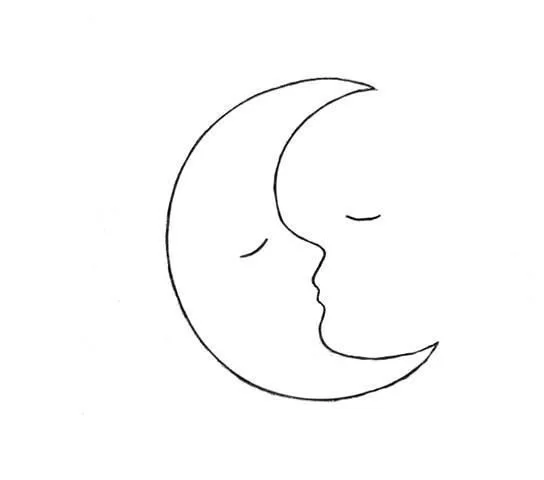 simple aesthetic face drawing