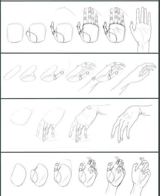 20 Drawing Hand Step By Easy – How To Draw Hand | Do It Before Me