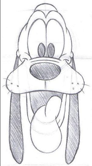 cartoon sausage drawing dog step by easy