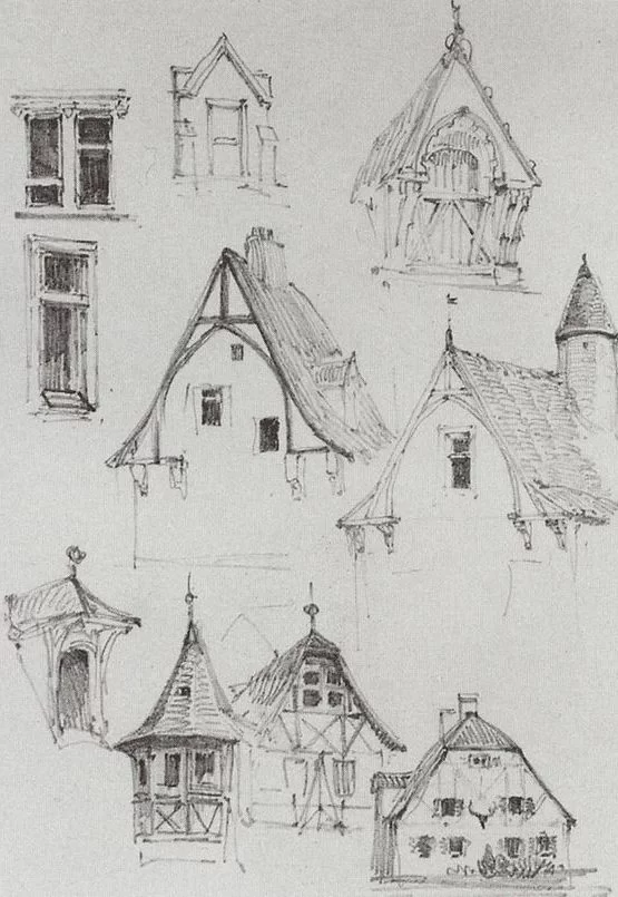 easy house sketch