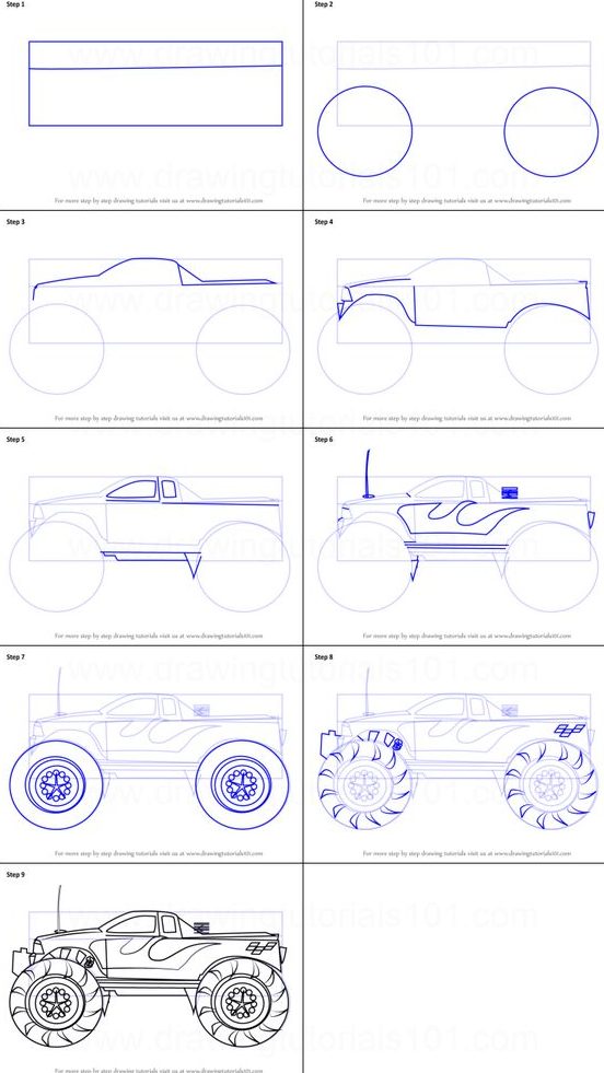 How To Draw Cars Step By Step Bornmodernbaby