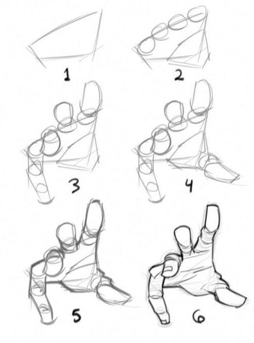 20 Drawing Hand Step By Easy – How To Draw Hand | Do It Before Me