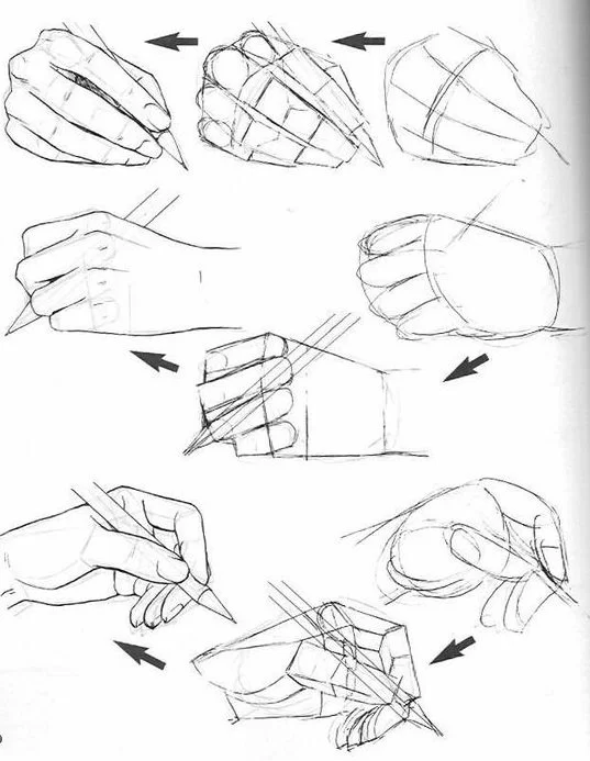 20 Drawing Hand Step By Easy – How To Draw Hand 