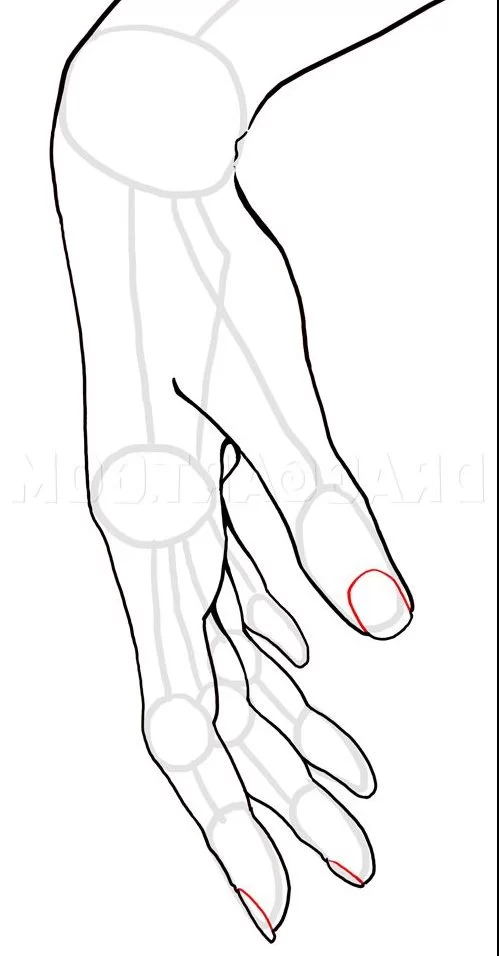 how to draw hands step by step anime
