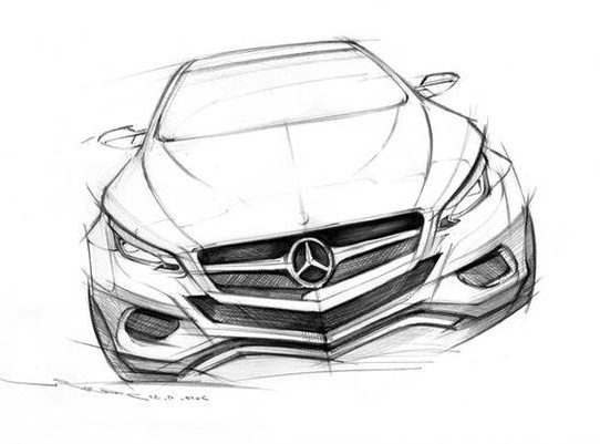 realistic sketch realistic car drawing