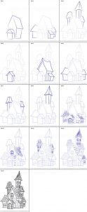 20 House Drawing step by pencil – How To draw House | Do It Before Me