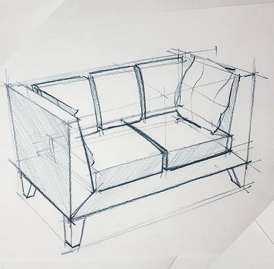 sofa sketch