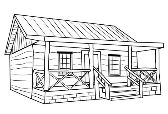 step how to draw a house