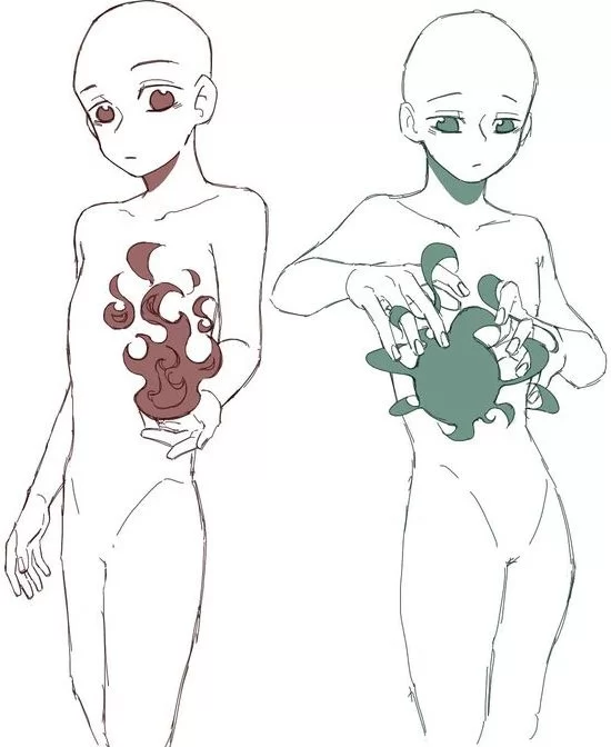 Anime drawing pose reference