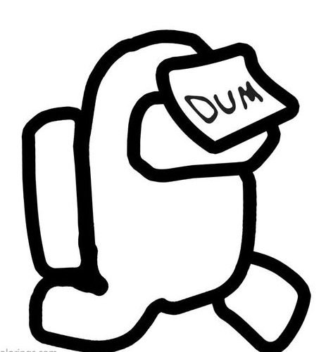 Among us drawing dum