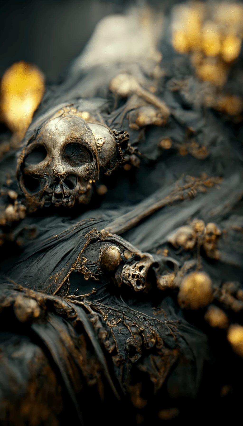 Black and gold aesthetic phone wallpaper