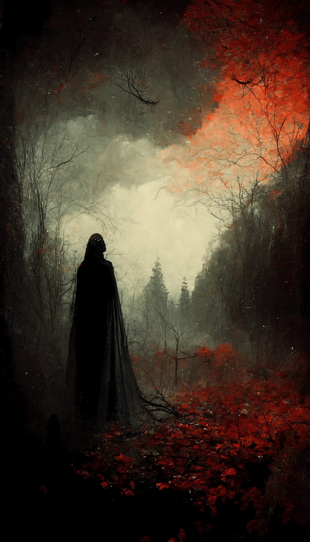 Black wallpaper for Android phone