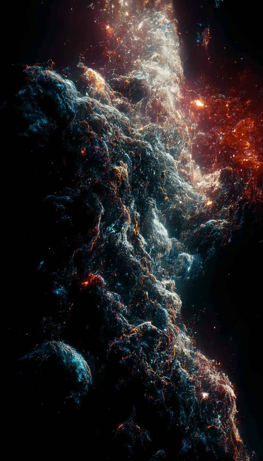 Dark space wallpaper for phone