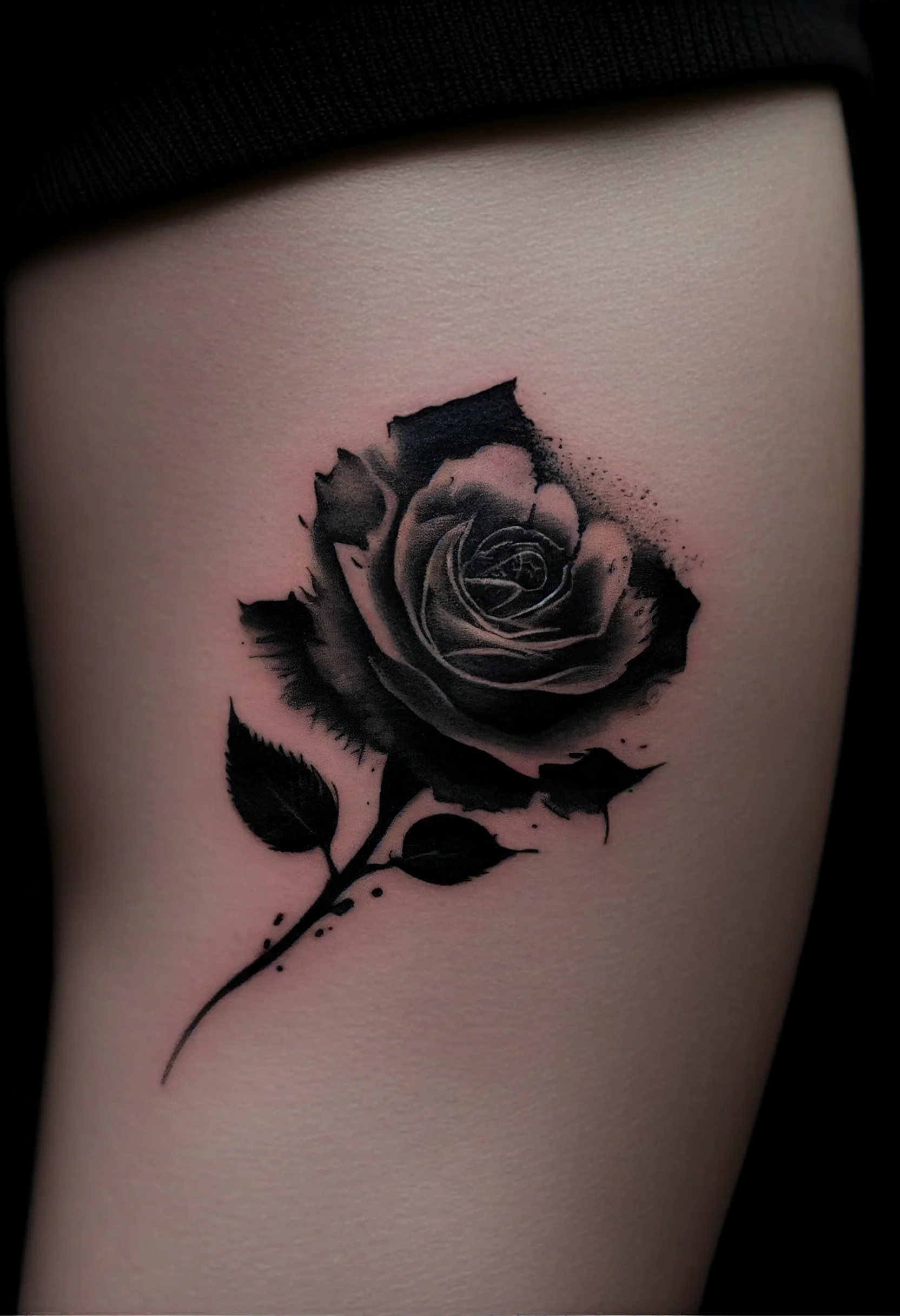 15 Elegant Black Rose Tattoo Designs for 2024 Do It Before Me