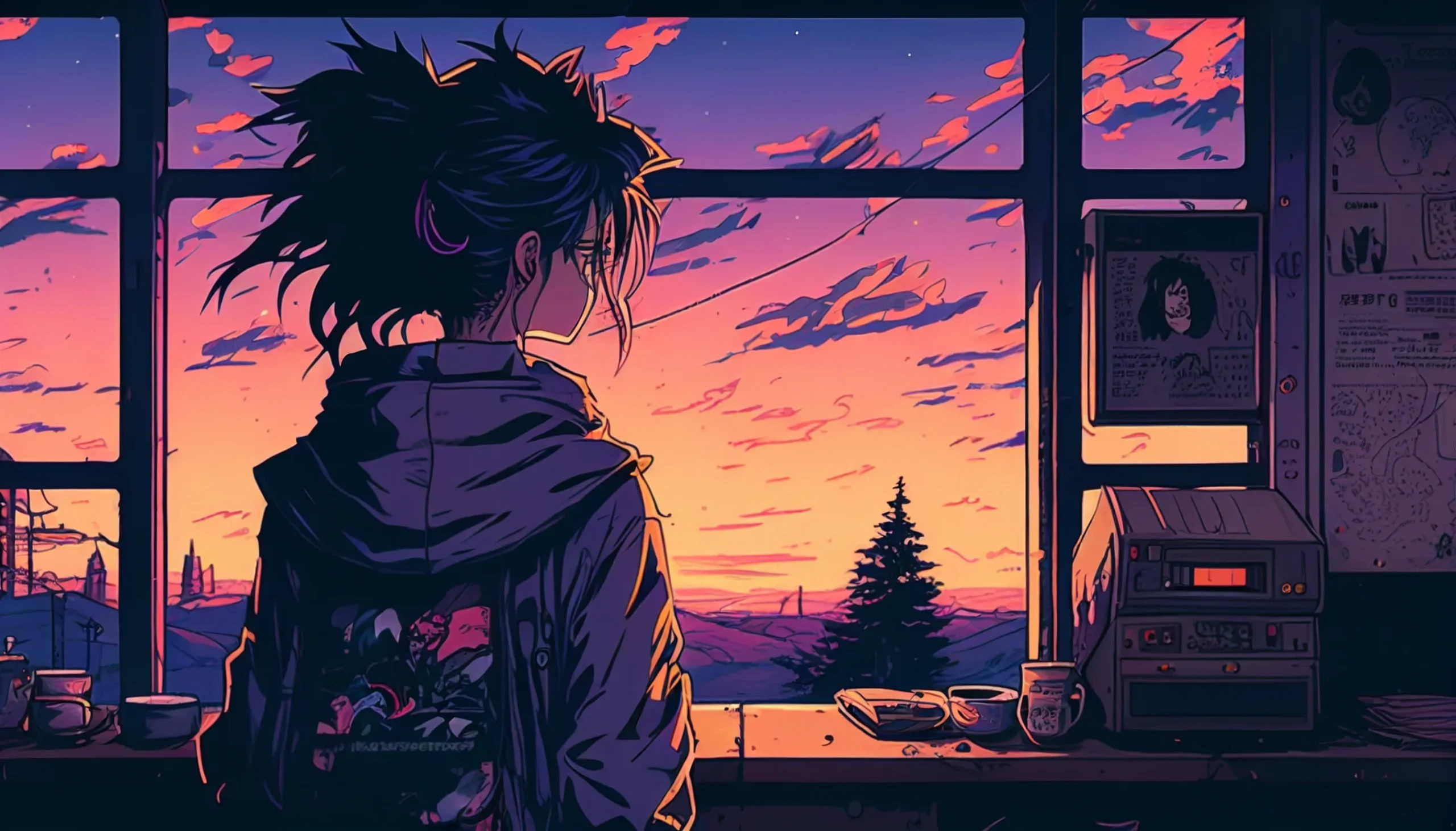 Step into Nostalgia with Stunning 90s Anime Aesthetic Desktop Wallpapers