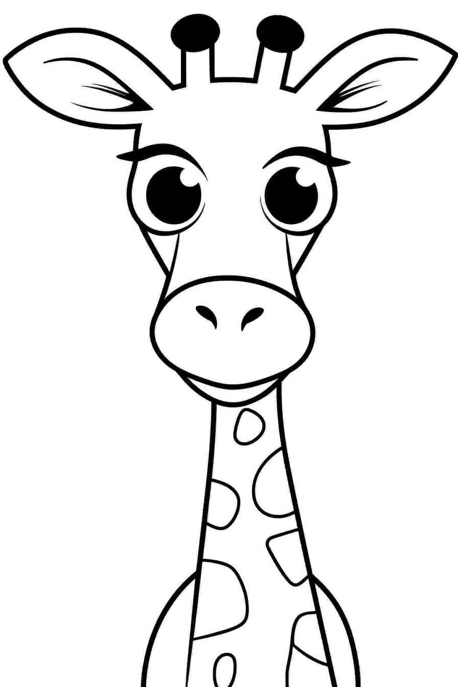 Animal Easy Coloring Pages