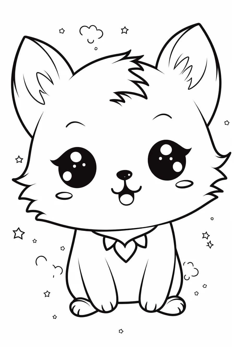 Baby dog cute dog coloring pages