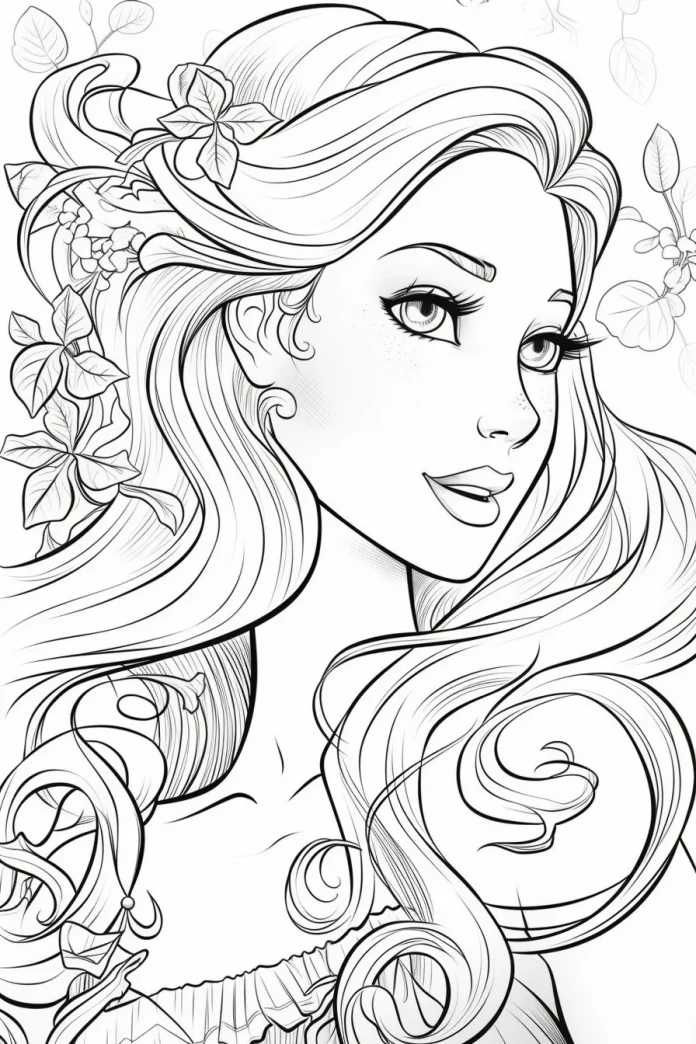 Barbie coloring pages for kids