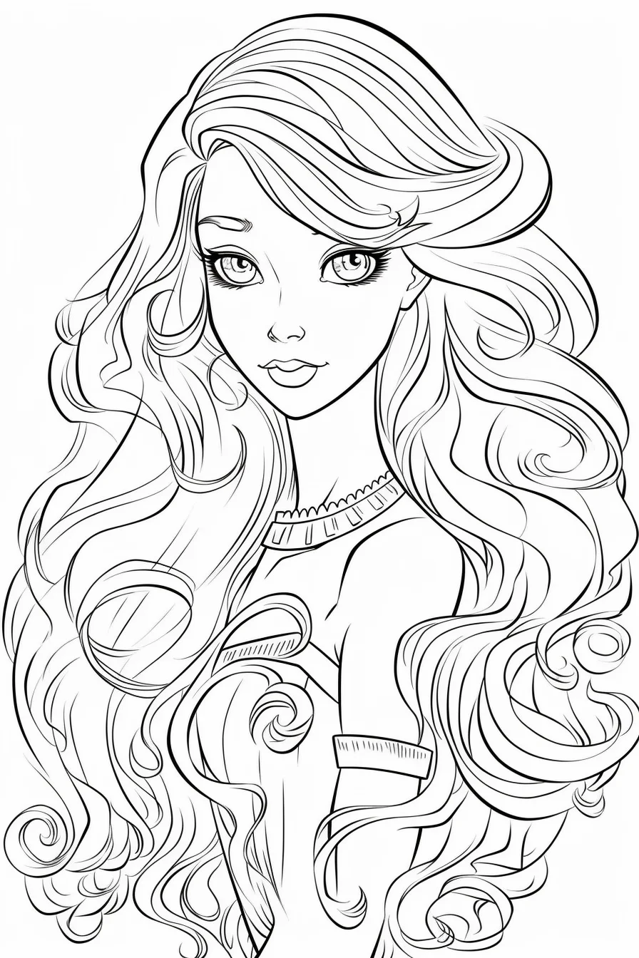 Barbie coloring pages