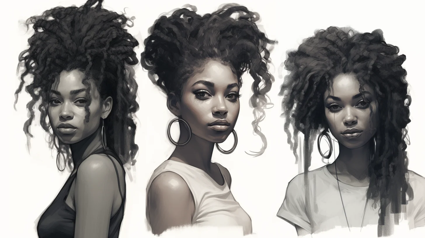Black Female Art Reference Poses