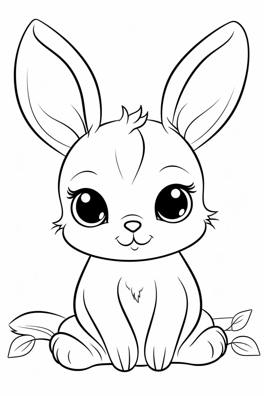 Bunny coloring pages printable