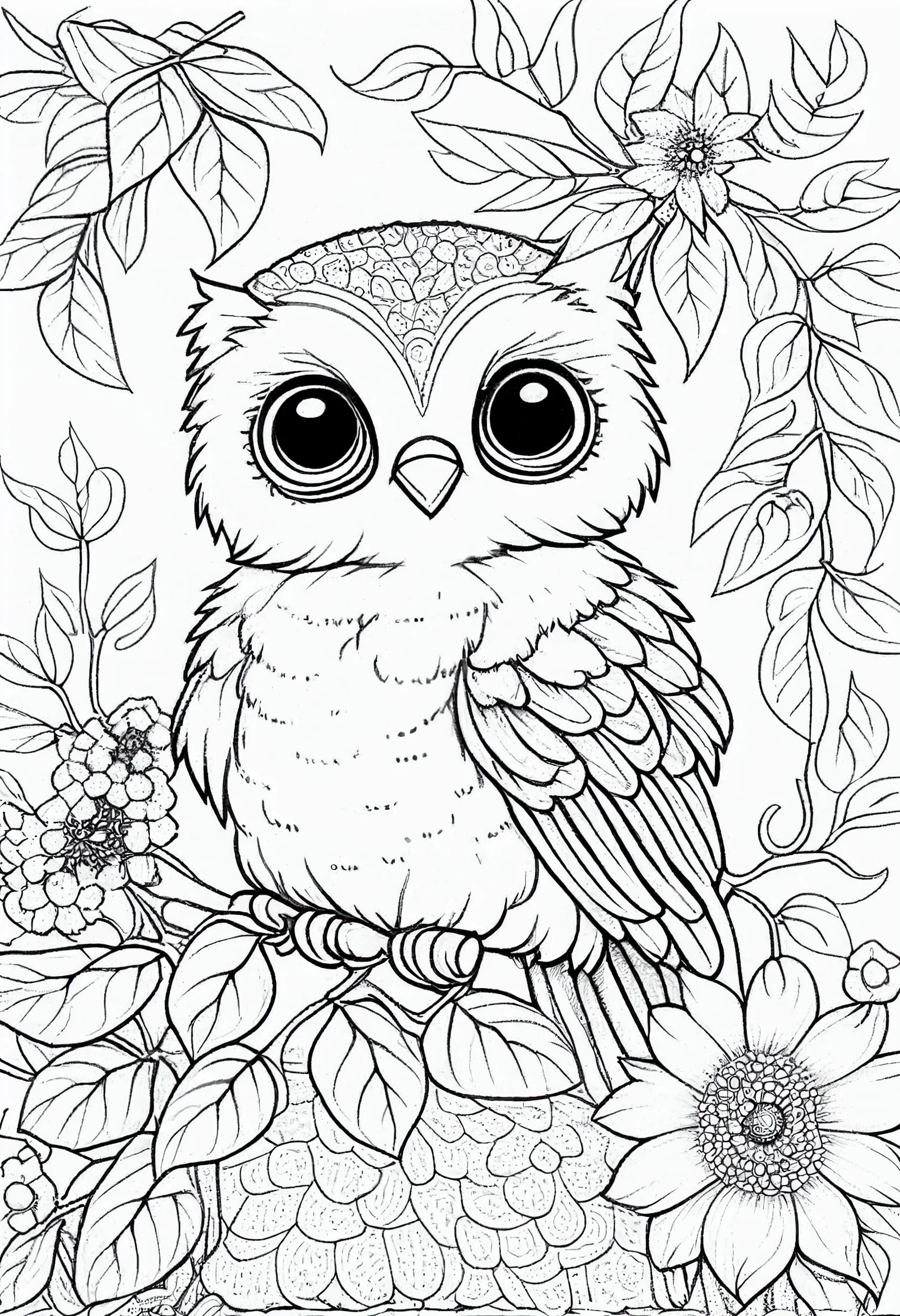 Cute coloring pages for adults