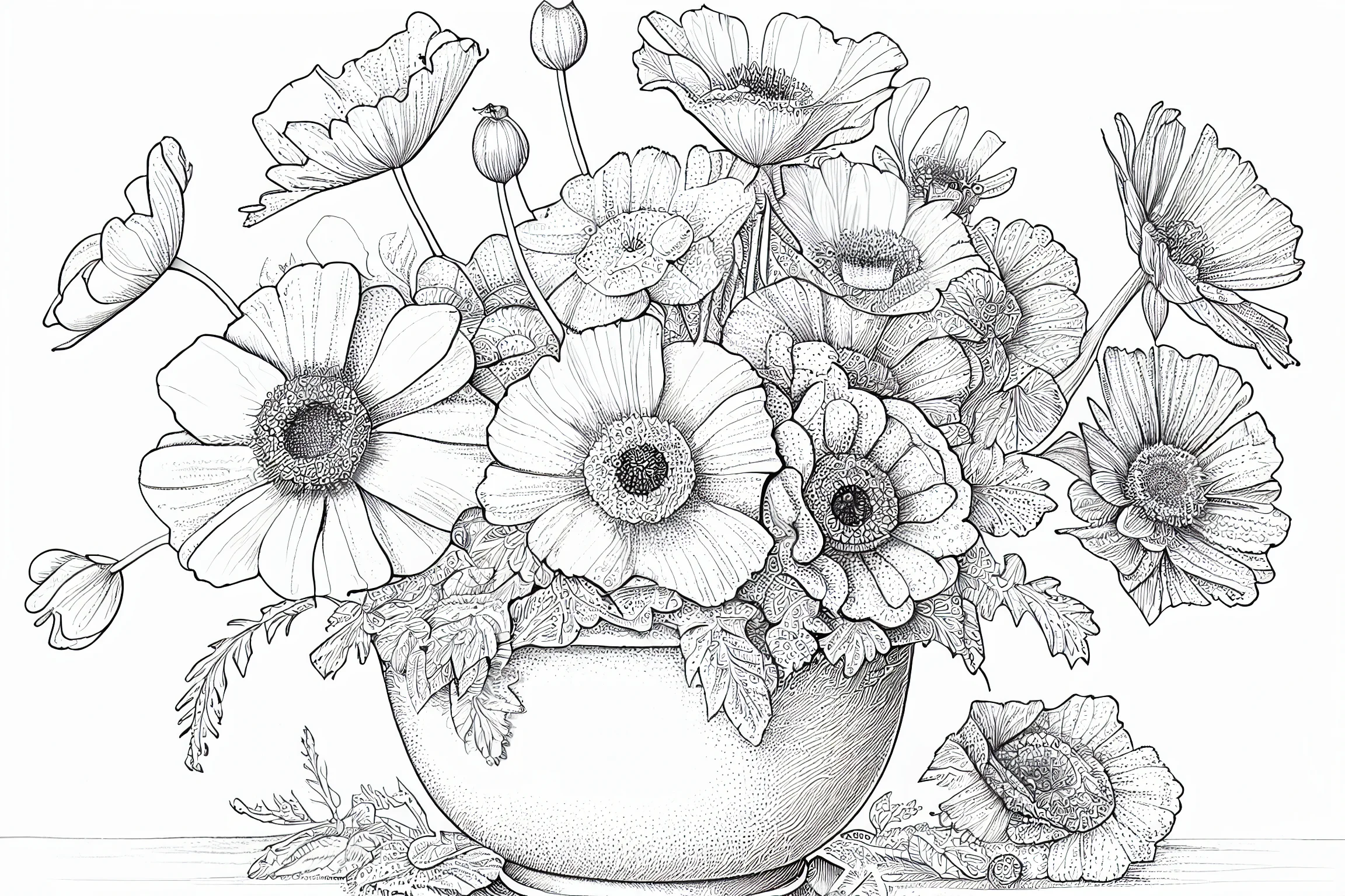 girls planting flowers coloring pages