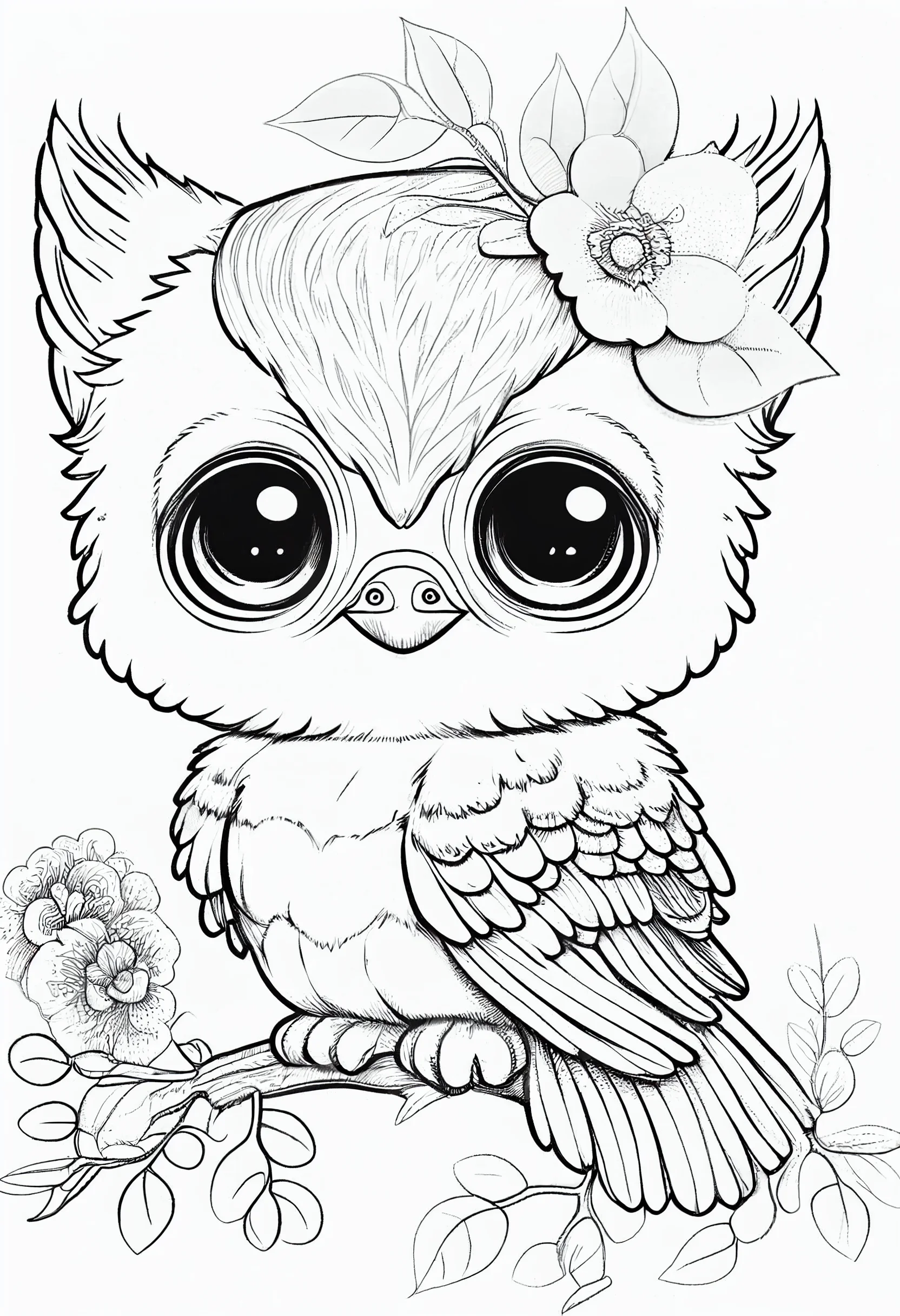 Free printable cute coloring page