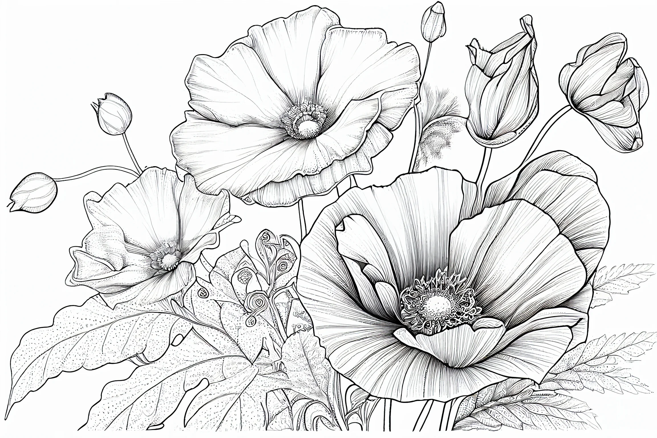 flower-coloring-pages-for-adults-printable