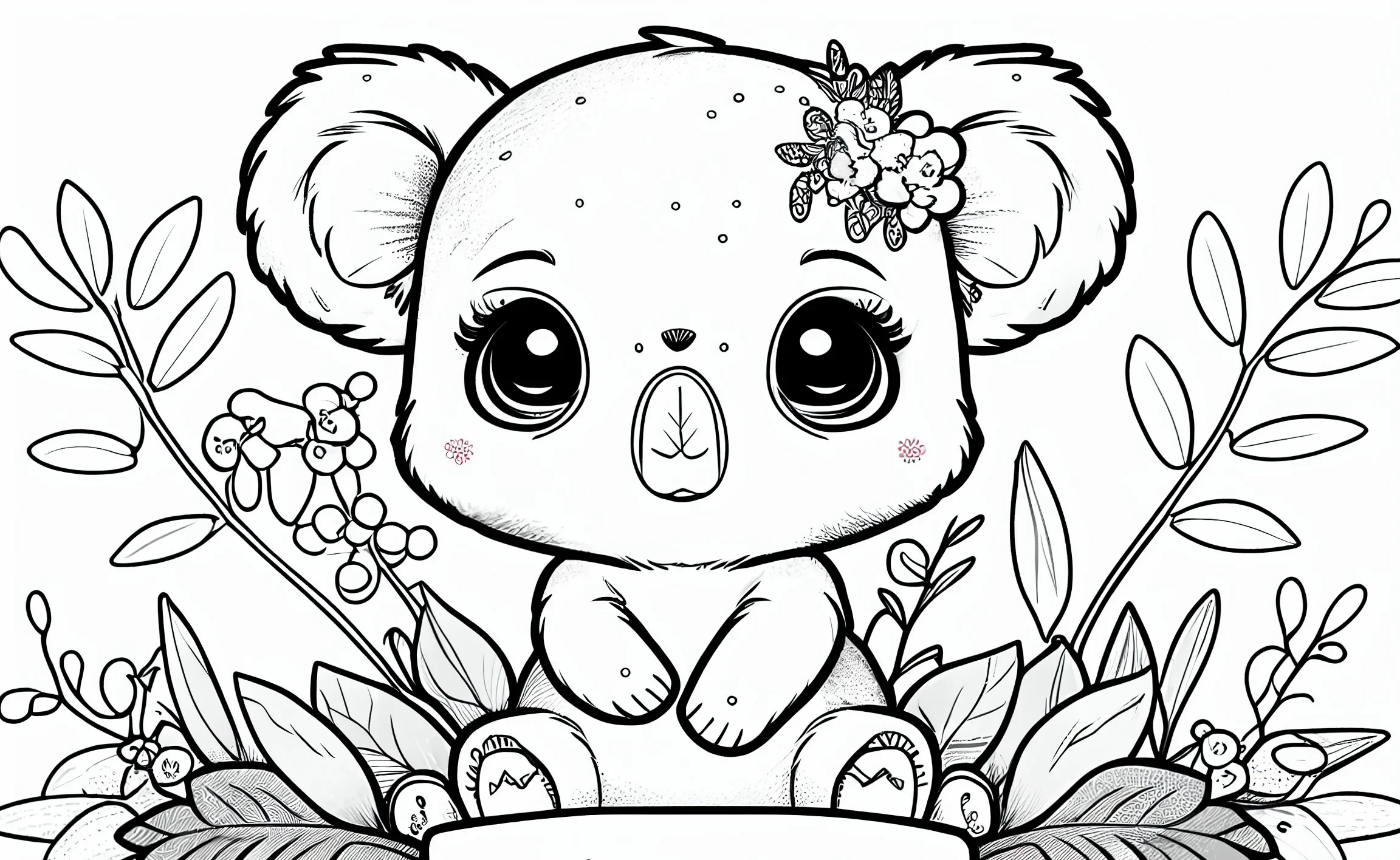 Free Printable Koala Coloring Pages For Kids Printables For Everyone