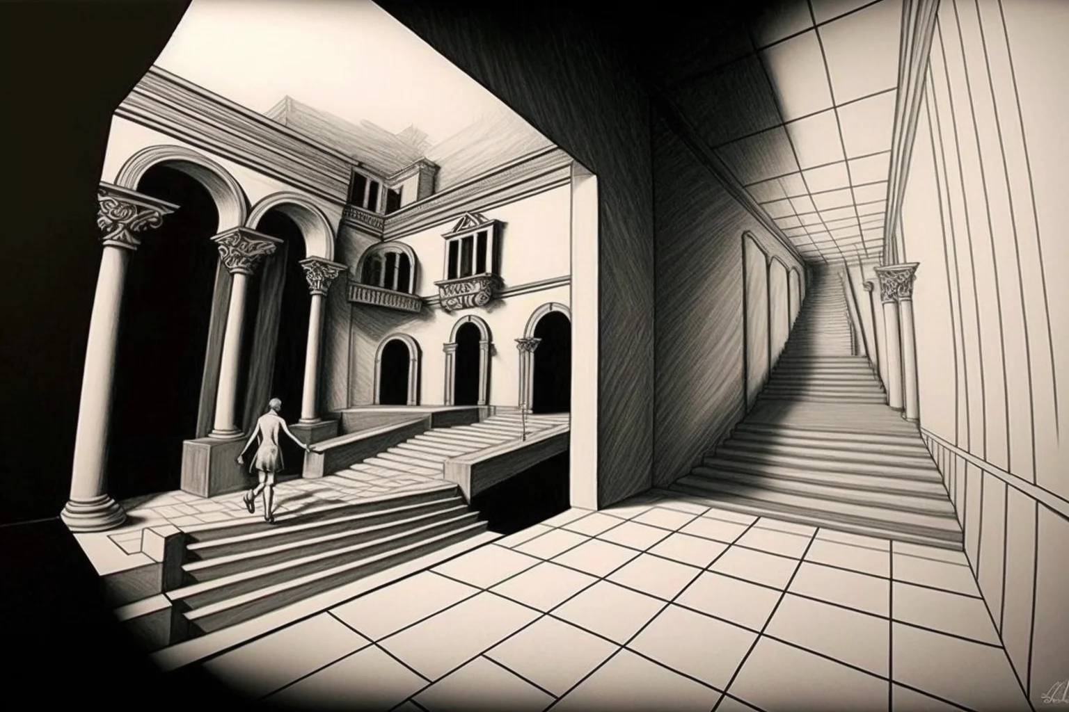 Top 20 One Point Perspective Drawings Exploring The Illusion Of Depth 2023