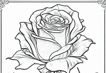 Rose drawing realistic easy