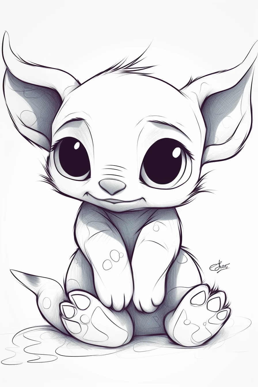 Stitch coloring pages free printable