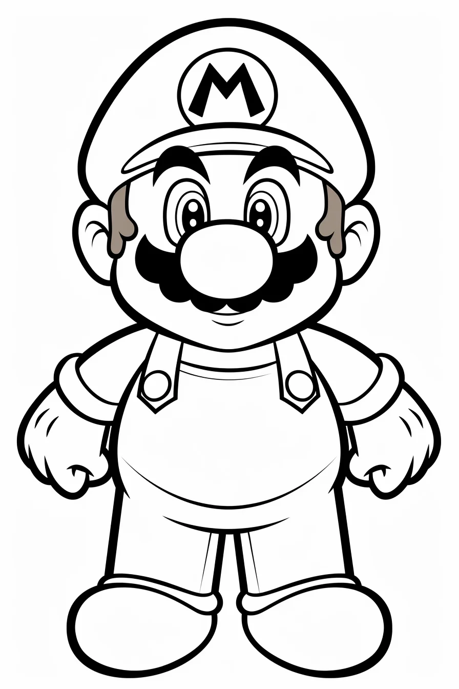 Super Mario Kart Coloring Pages